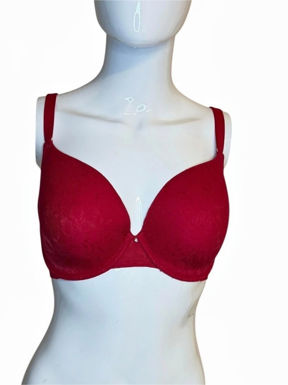 Smart and sexy, underwire bra, burgundy, seamless back, and comfort straps 40DD
